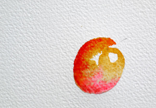 pas à pas aquarelle watercolor astuce ombre étape 4